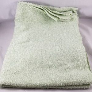 Green Fuzzy Light Shimmer Fabric 48"x 61" Material Sewing